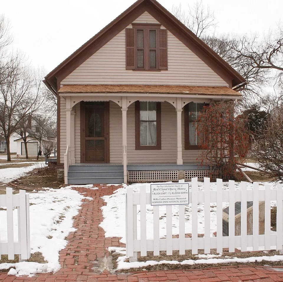 Willa Cather - Willa Cather's childhood home in Red Cloud, Nebraska.