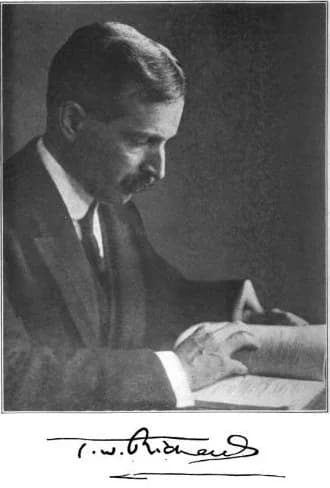Theodore William Richards - Photograph of American chemist and Nobelist, Theodore William Richards