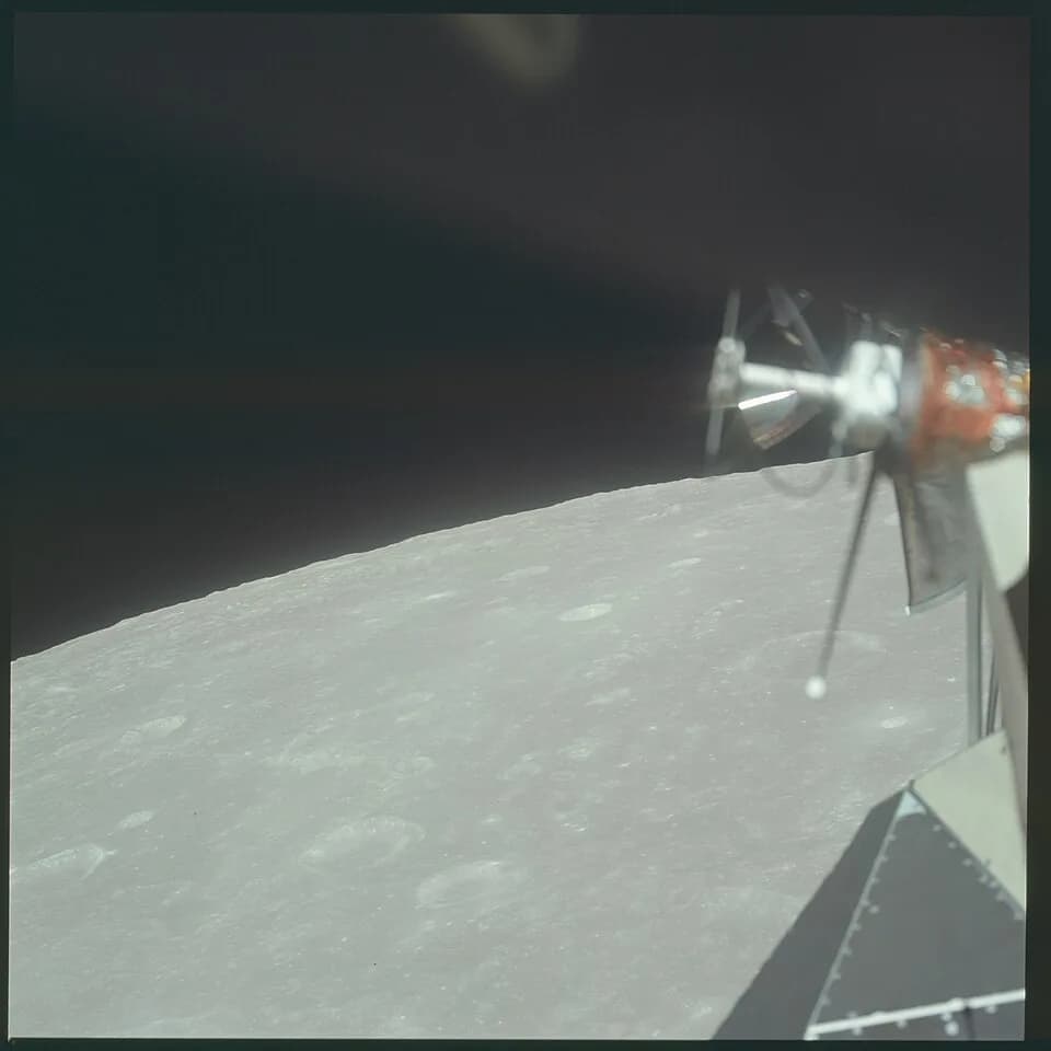 Theodore William Richards - Apollo 11 Hasselblad image from film magazine 36/N - Trans-Lunar