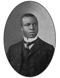 Scott Joplin - Portrait of Scott Joplin. First published in St. Louis Globe-Democrat newspaper, June 7, 1903.