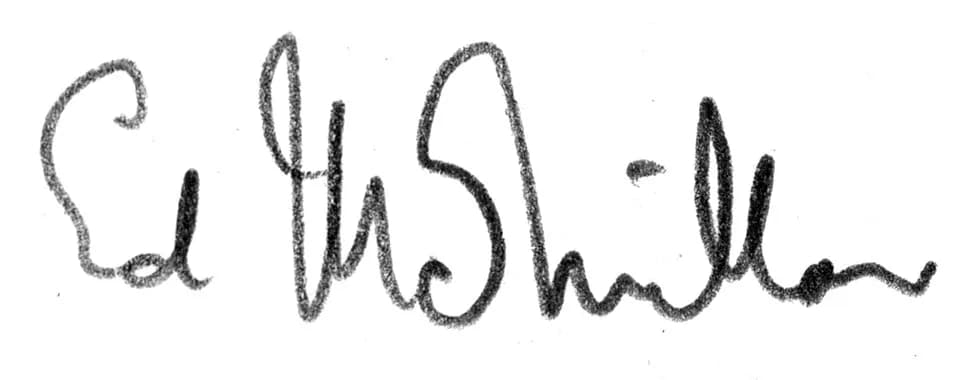 Edwin McMillan - Edwin McMillan autograph