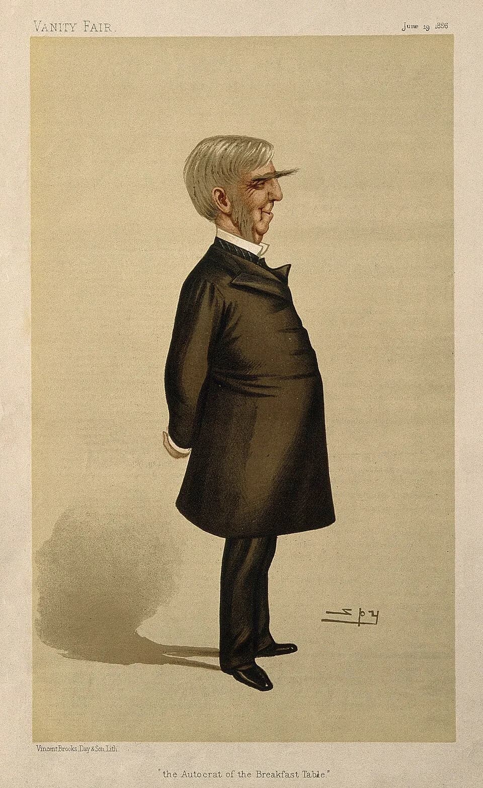 Oliver Wendell Holmes - Genre/Technique: Portrait prints. Lithographs.

Subject name: Holmes, Oliver Wendell, 1809-1894.