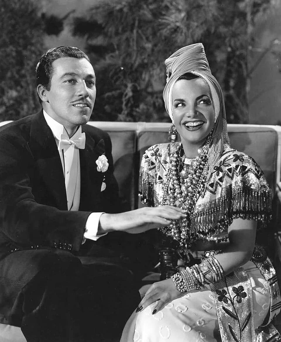 Cesar Romero - Cesar Romero and Carmen Miranda in Springtime in the Rockies (1942)