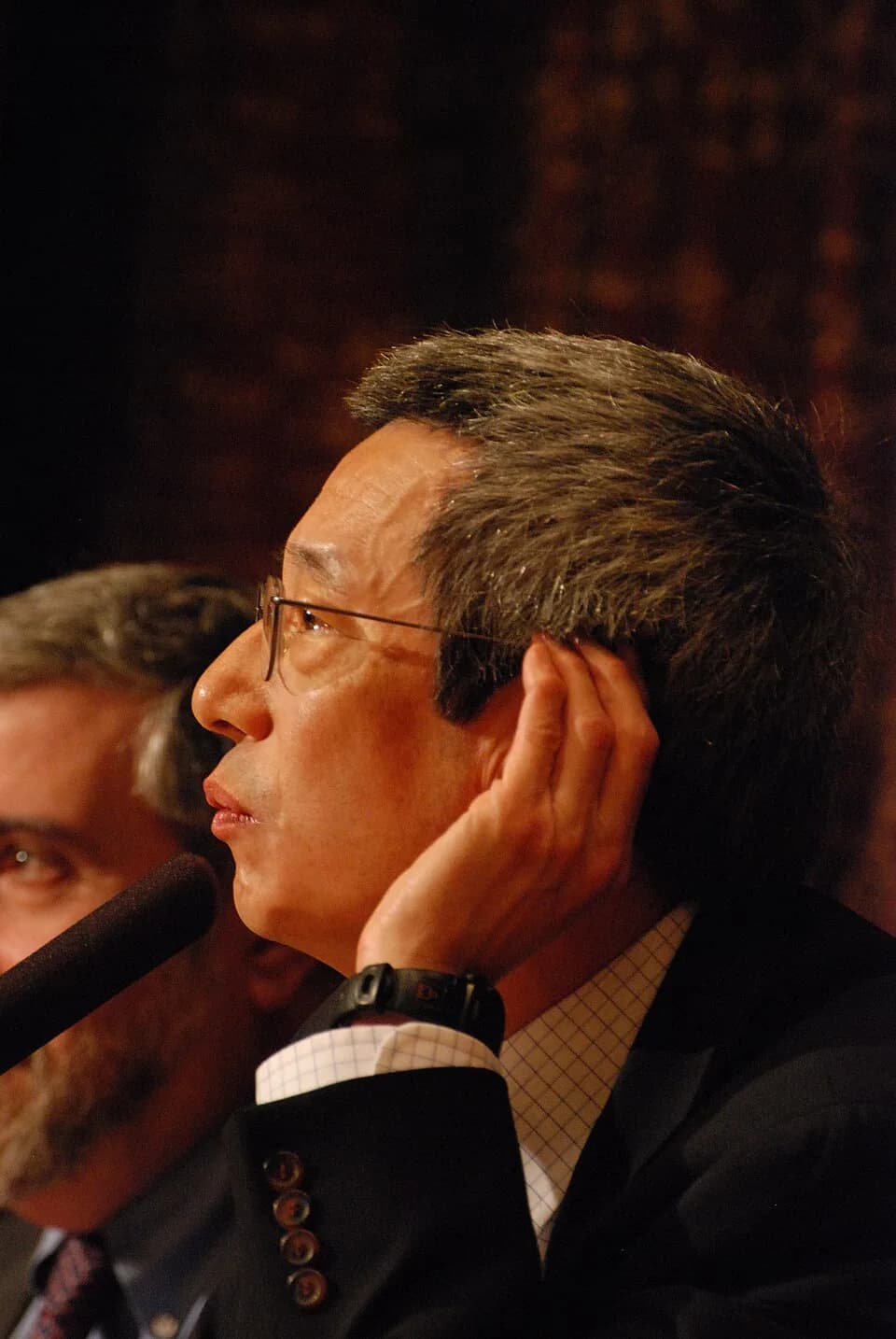 Roger Y. Tsien - Roger Tsien, Nobel Prize Laureate for Chemistry 2008, at a press conference at the Swedish Academy of Science in Stockholm