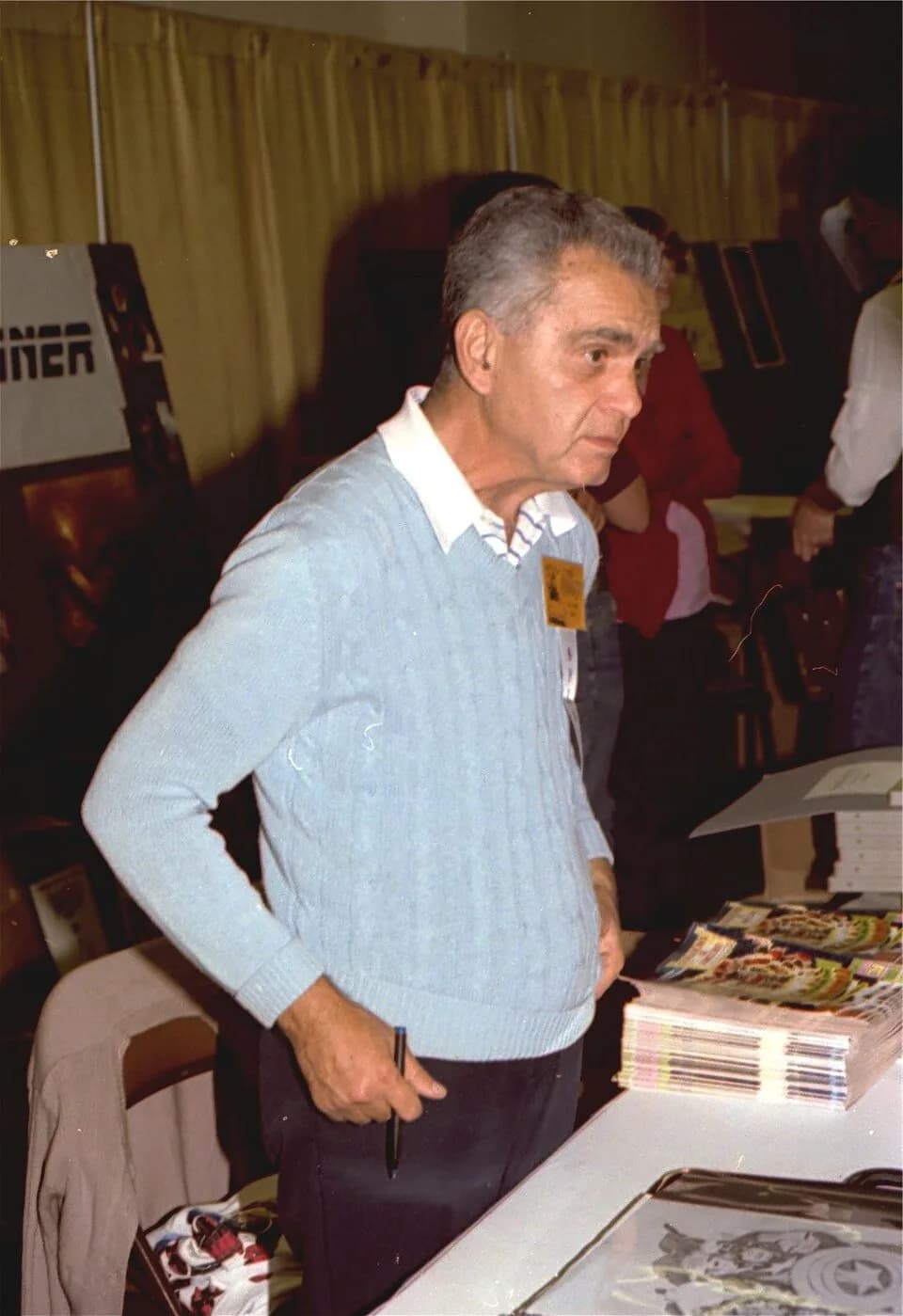 Jack Kirby - Photo of Jack Kirby at the San Diego Comic Convention.