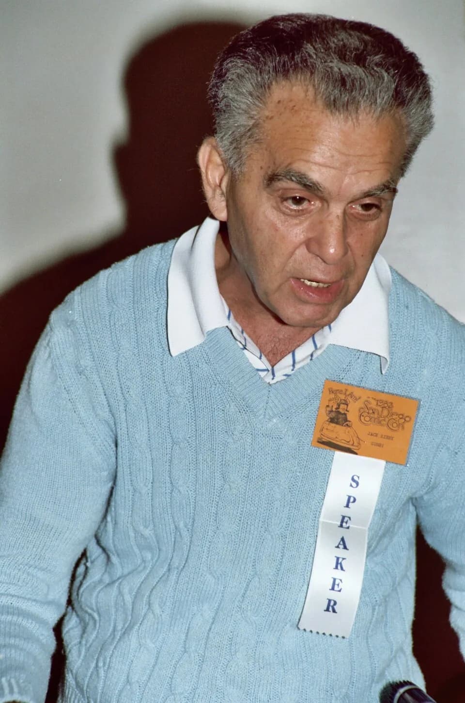 Jack Kirby - Comic book artist Jack Kirby at the 1982 San Diego Comic Con