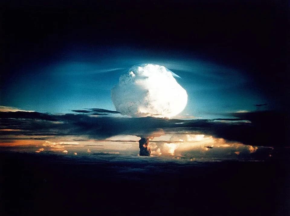 Stanisław Ulam - Nuclear weapon test Mike (yield 10.4 Mt) on Enewetak Atoll. The test was part of the Operation Ivy. Mike was the first hydrogen bomb ever tested, an experimental device not suitable f