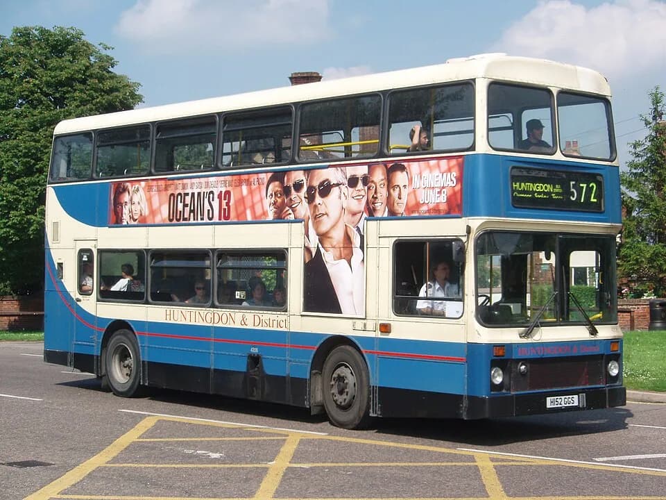 Bernie Mac - retro Uploadr 2007- H152GGS was new to BTS, Borehamwood  and was one of 14 Northern Counties bodied Leyland Olympians purchased by this operator for London Transport service 114. Seen in 