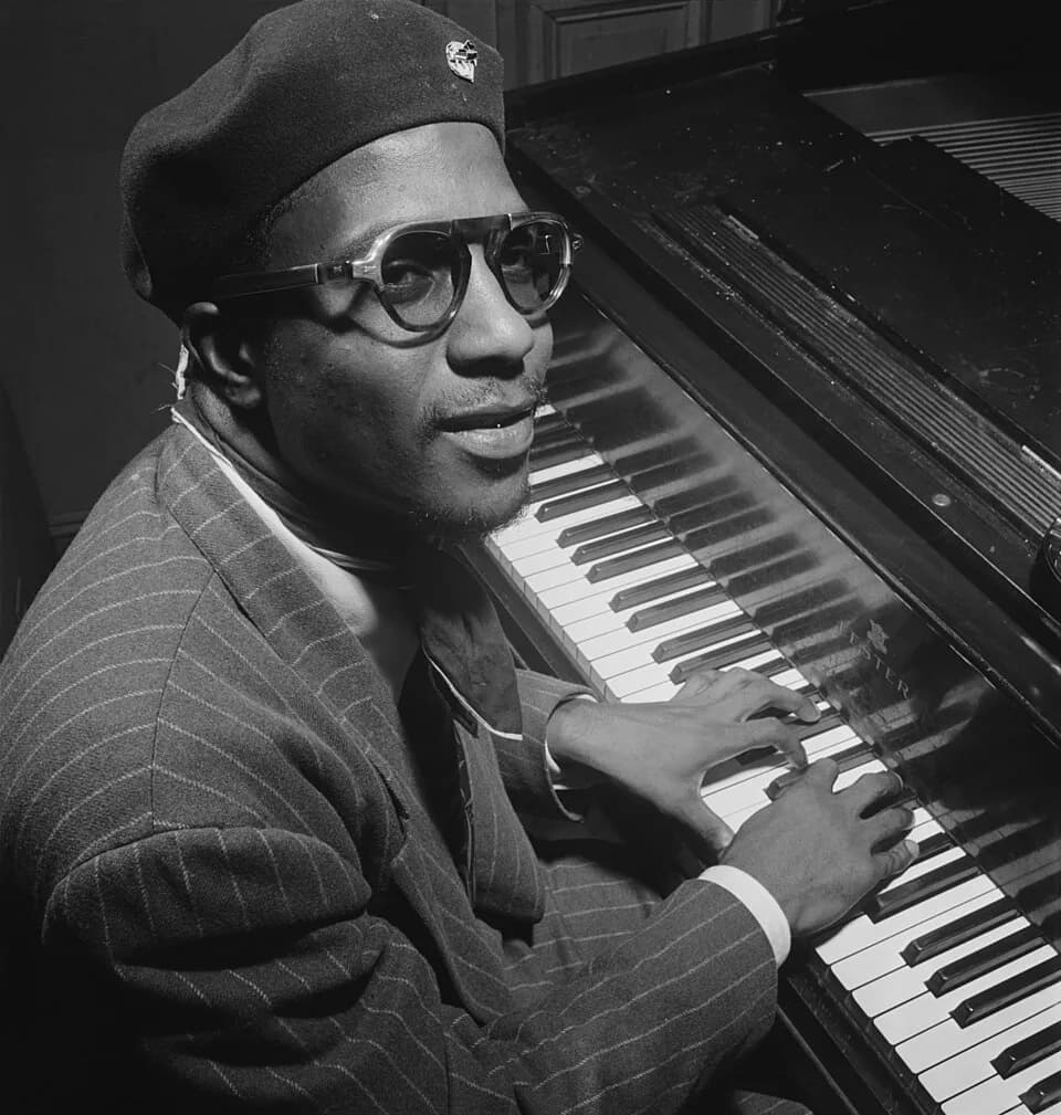 Thelonious Monk - Thelonious Monk, Minton's Playhouse, New York, ca. September 1947. Photograph by William P. Gottlieb