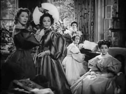 Marsha Hunt - Cropped screenshot of Greer Garson, Maureen O'Sullivan, Ann Rutherford, Marsha Hunt and Heather Angel from the trailer for the film Pride and Prejudice (1940).