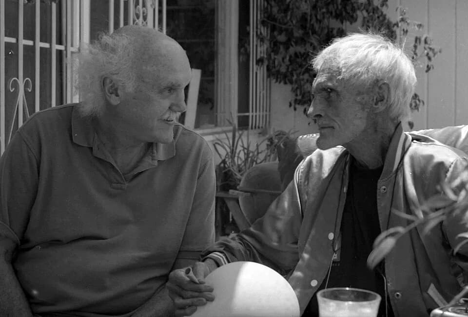 Timothy Leary - Photo taken Saturday May 25, 1996 on the patio of Timothy Leary's home in Beverly Hills, CA