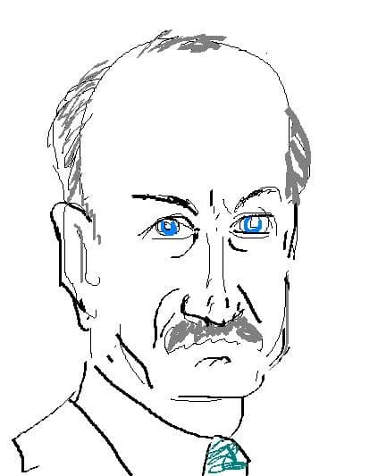 Talcott Parsons - Caricature of Talcott Parsons