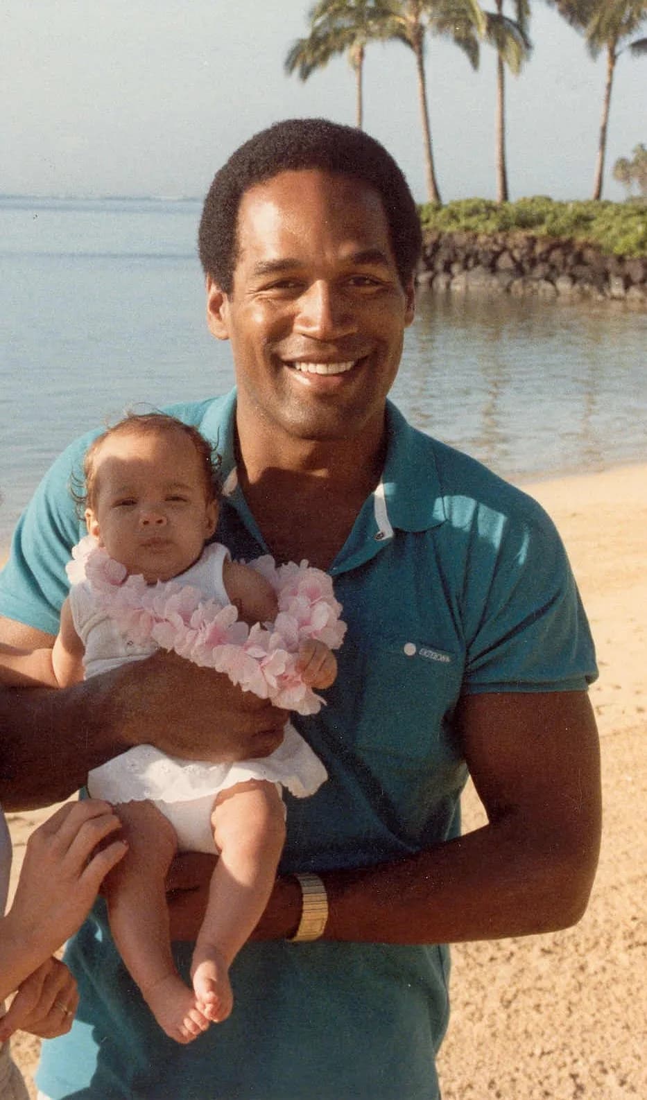 O. J. Simpson - Football star/actor/accused murderer O.J. Simpson, with his daughter, Sydney Brooke Simpson, at the Kahala Hilton Hotel in Honolulu, Hawaii.