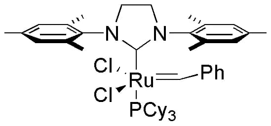 Robert H. Grubbs - Discription: second generation Grabbus catalyst

Made with ChemDraw
