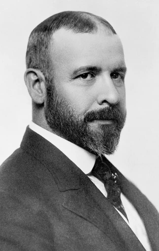 Louis Sullivan - Photographic portrait of architect Louis Sullivan, circa 1895.