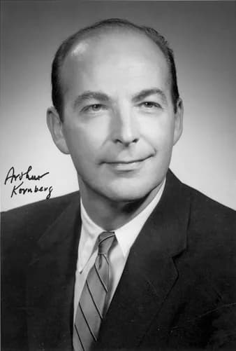 Arthur Kornberg - The National Library of Medicine requested this autographed portrait at the time of Kornberg's receipt of the Nobel Prize.