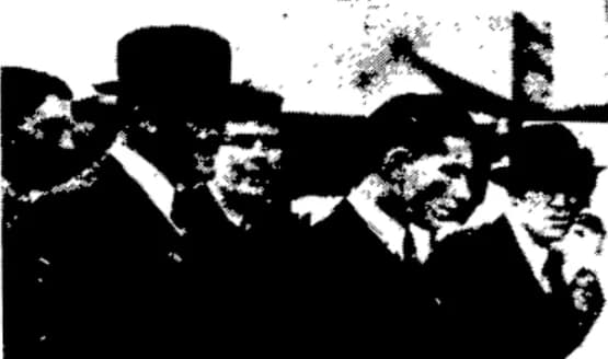 George Wells Beadle - George Beadle, Laurie Mills, and John Clark returning from the New Zealand rugby league tour of 1939