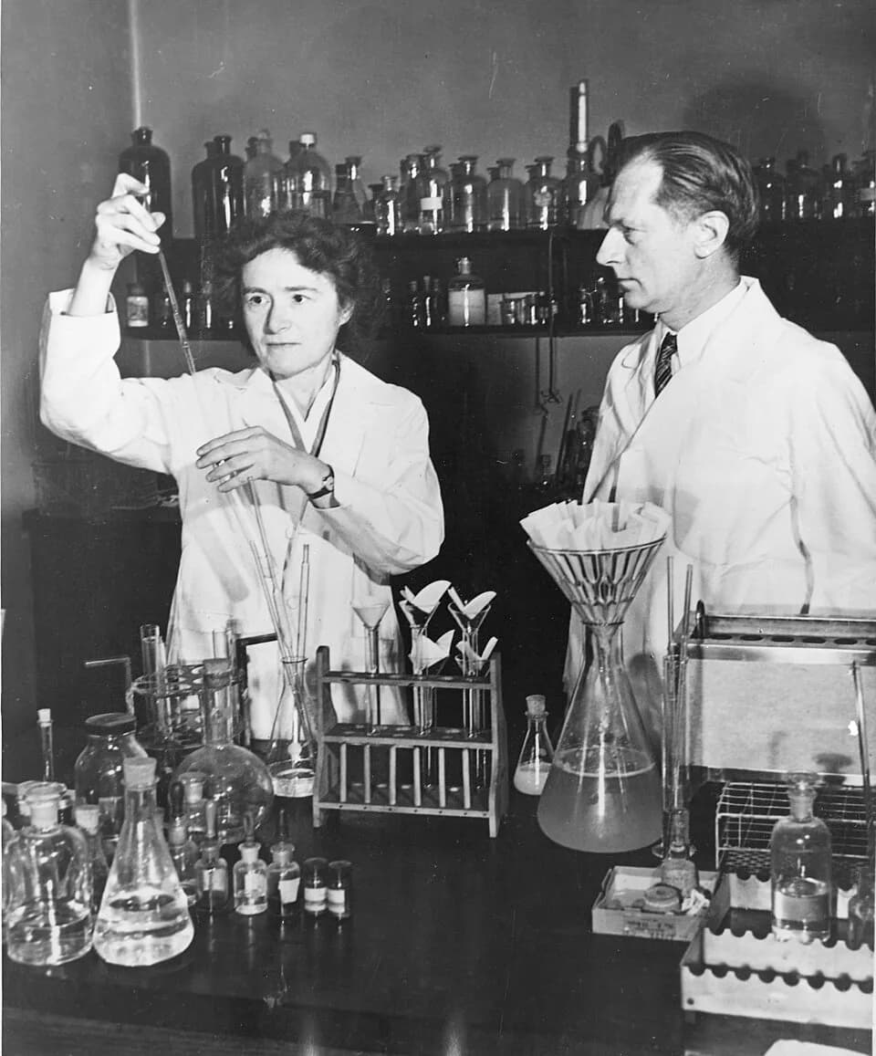Carl Ferdinand Cori - Description: Biochemist Gerty Theresa Radnitz Cori (1896-1957) and her husband Carl Ferdinand Cori (1896-1984) were jointly awarded the Nobel Prize in medicine in 1947 for their 