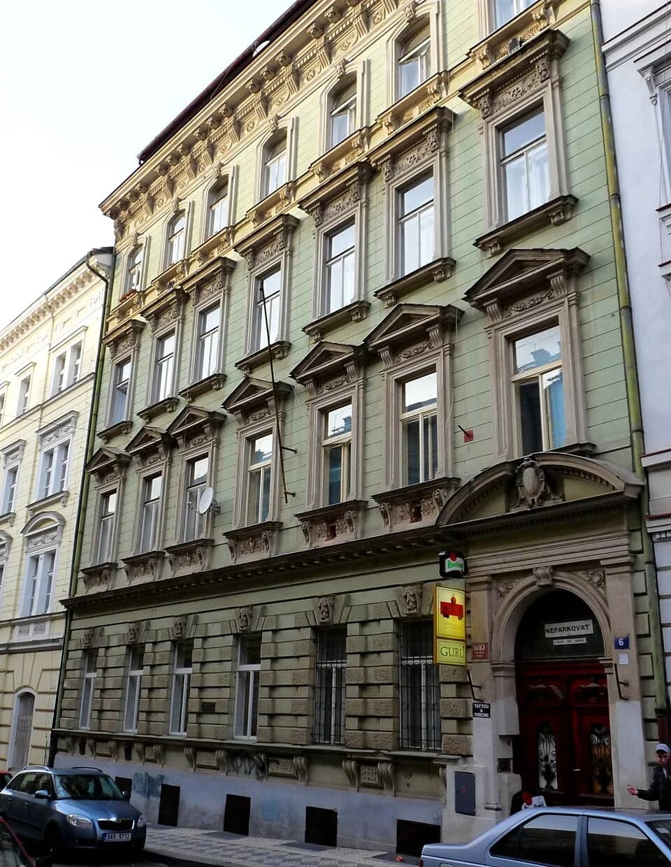 Carl Ferdinand Cori - Rodný dům Carl F. Cori -  Salmovská ulice v Praze