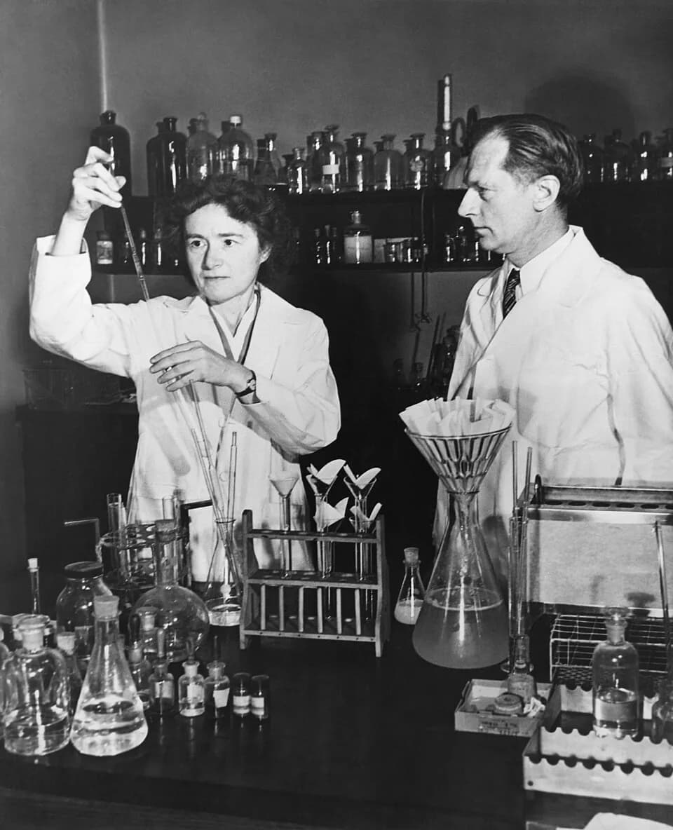 Carl Ferdinand Cori - Description: Biochemist Gerty Theresa Radnitz Cori (1896-1957) and her husband Carl Ferdinand Cori (1896-1984) were jointly awarded the Nobel Prize in medicine in 1947 for their 