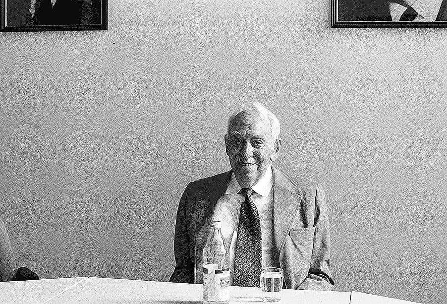 James Tobin - Freiburg im Breisgau: Prof. James Tobin, Nobelpreisträger für Wirtschaftswissenschaften