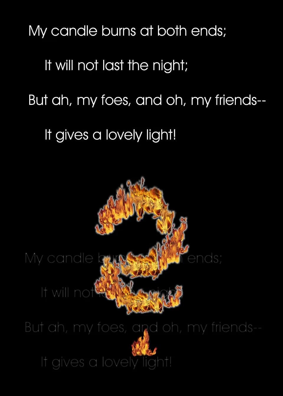 Edna St. Vincent Millay - first fig var