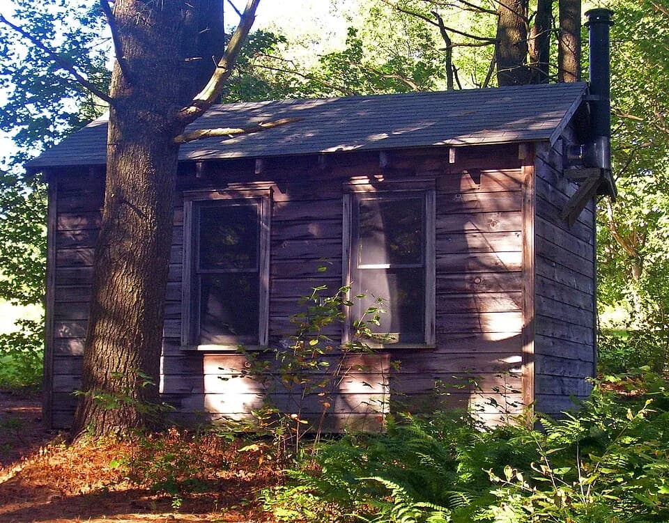Edna St. Vincent Millay - Cabin at Steepletop, Austerlitz, NY, USA, the home of poet Edna St. Vincent Millay in the later years of her life. Used by Millay as a writing studio
