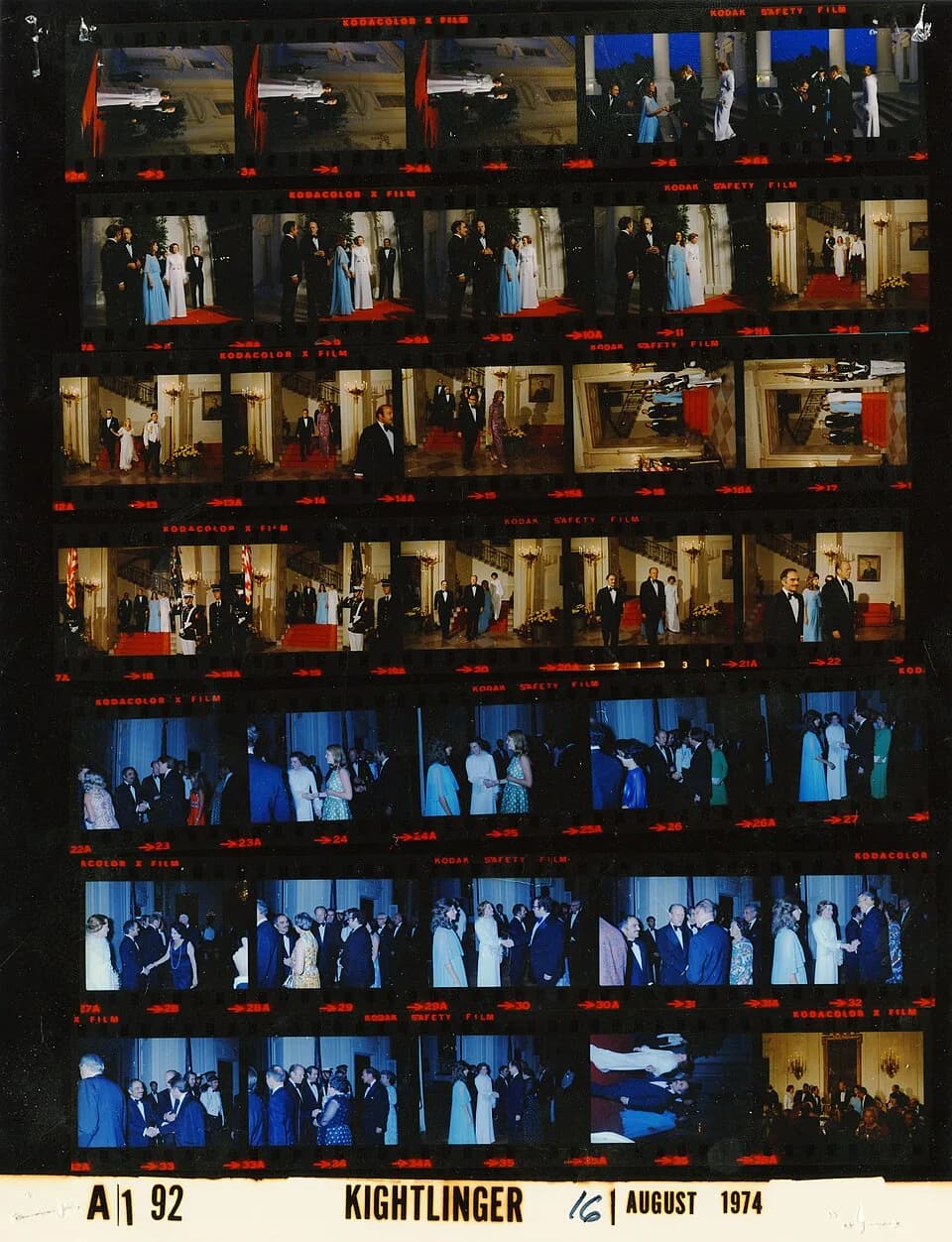 Robert McNamara - The photo contact sheet, identified as A0192 by the White House Photographic Office (WHPO), is housed at the Gerald R. Ford Presidential Library, a branch of the National Archives an