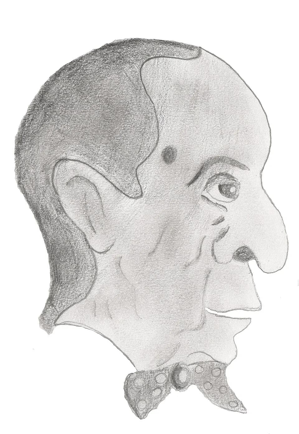 Vladimir Horowitz - A pencil sketch of the Russian pianist Vladimir Horowitz