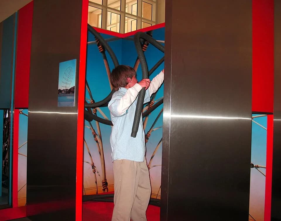 J. Paul Getty - Son enjoying the Getty