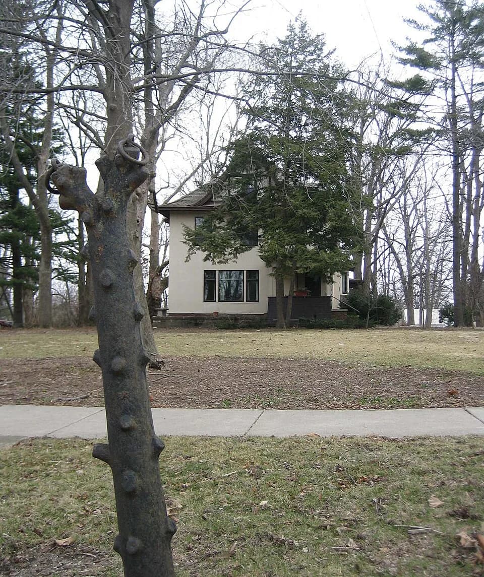Adlai Stevenson II - Adlai E. Stevenson II House, Bloomington, Illinois, USA. National Register of Historic Places.