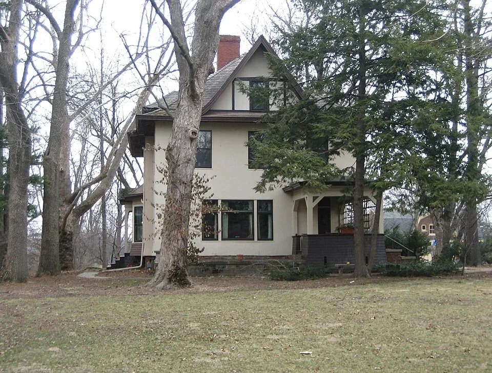 Adlai Stevenson II - Adlai E. Stevenson II House, Bloomington, Illinois, USA. National Register of Historic Places.