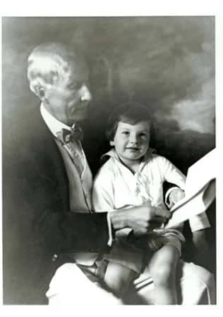 David Rockefeller - John and young Mr. David Rockefeller