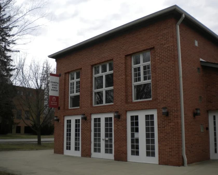 Coretta Scott King - The Coretta Scott King Center on the campus of Antioch College in Yellow Springs, Ohio