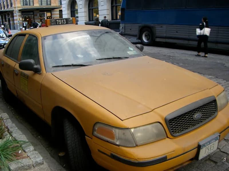 Richard Matheson - Post-apocalyptic taxi for the movie "I Am Legend"