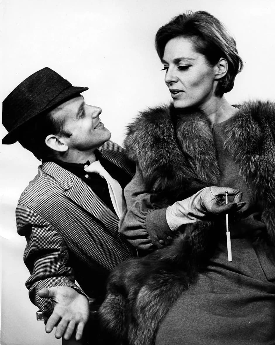 Bob Fosse - Publicity photo of Bob Fosse and Viveca Lindfors in the 1963 revival of the Broadway musical Pal Joey.