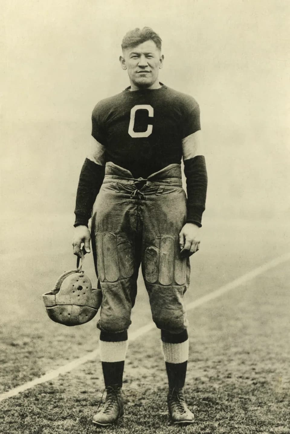 Jim Thorpe - Photograph of Jim Thorpe while playing for the Canton Bulldogs
