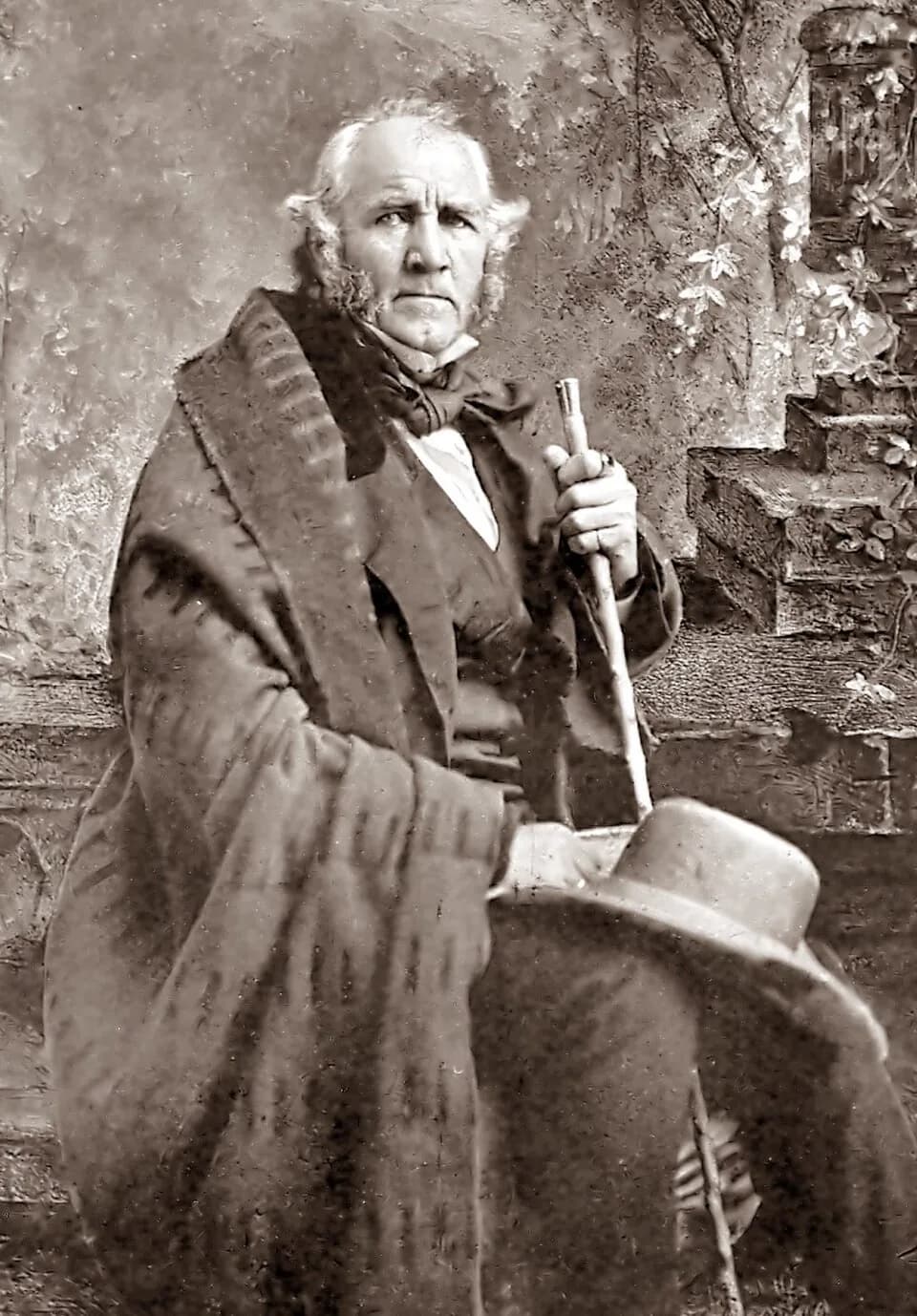 Sam Houston - Portrait of General Sam Houston, made in about 1861 by Mathew Brady.