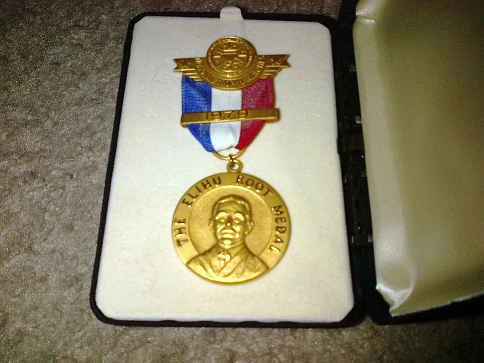 Elihu Root - Photo of Elihu Root Gold Medal