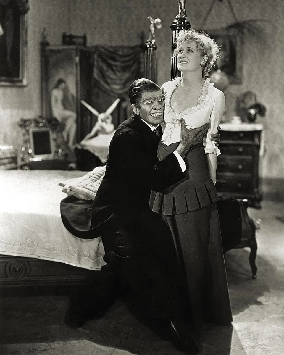 Fredric March - Miriam Hopkins and Fredric March in Dr. Jekyll and Mr. Hyde (1931) publicity still.