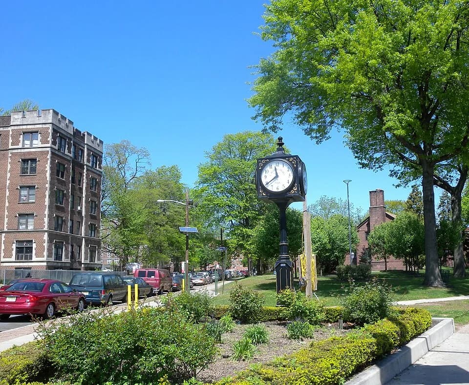 L. Ron Hubbard - Looking north at L Ron Hubbard Park on a sunny morning.