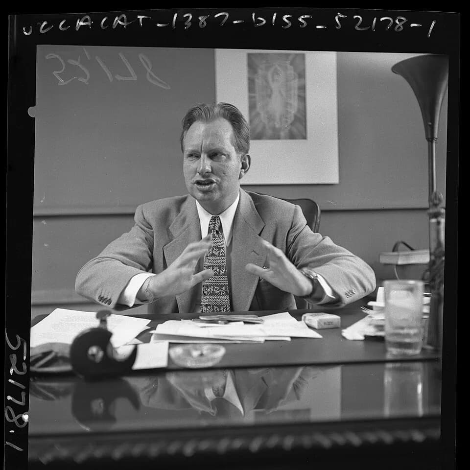 L. Ron Hubbard - L. Ron Hubbard in Los Angeles, California.