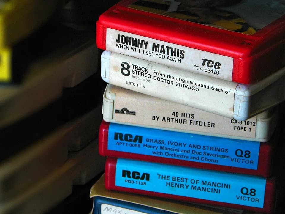 Henry Mancini - 8-Track Cartridges at a flea market