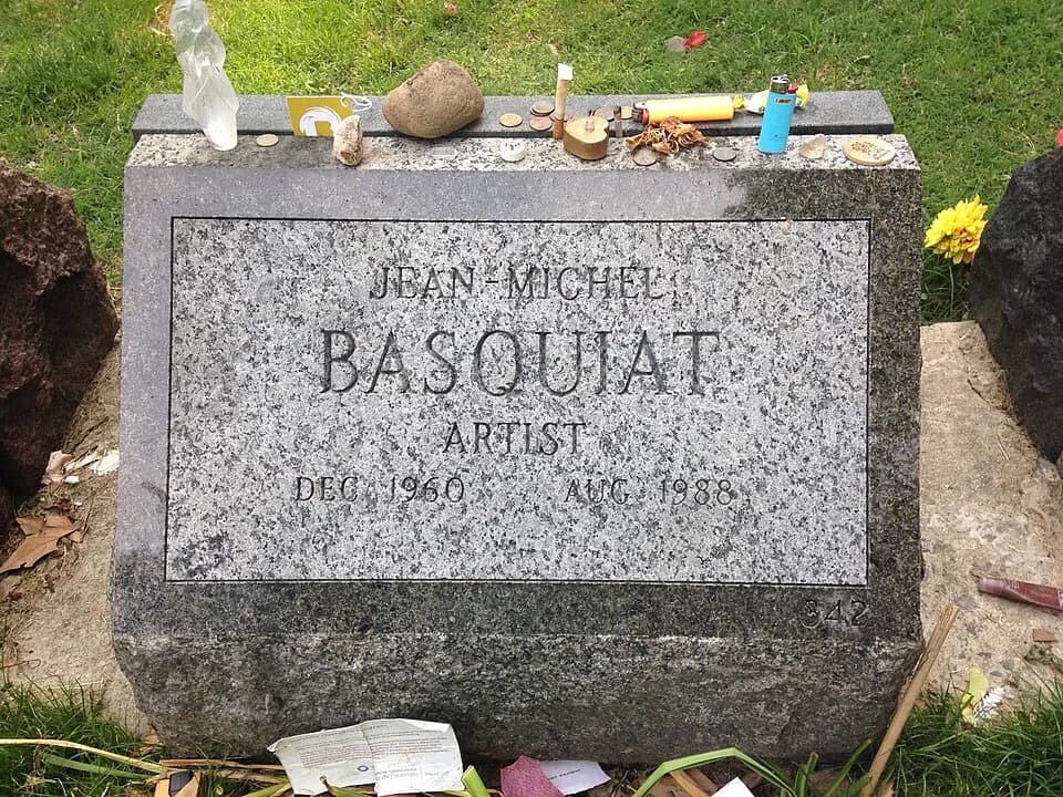 Jean-Michel Basquiat - Grave of Jean-Michel Basquiat at Green-Wood Cemetery, Brooklyn, New York