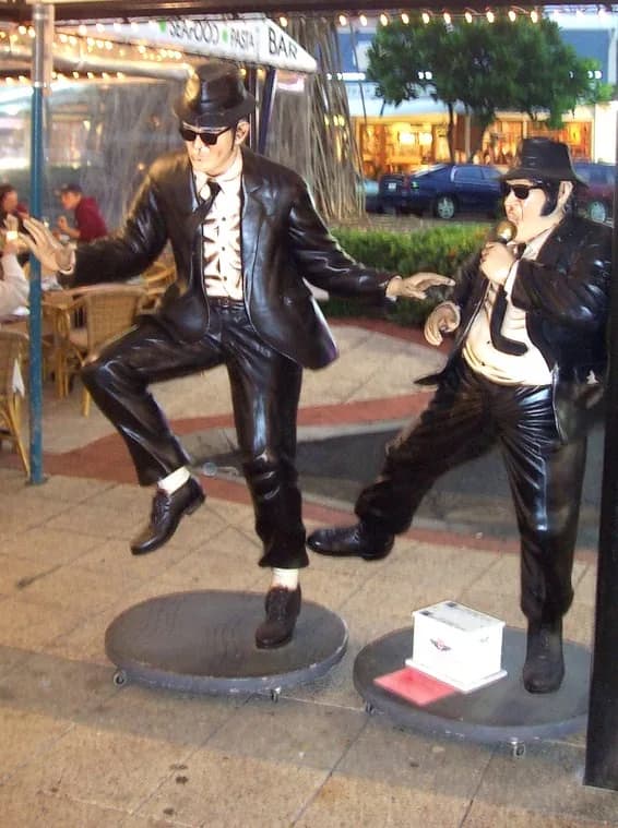 John Belushi - The Blues Brothers in Australia.