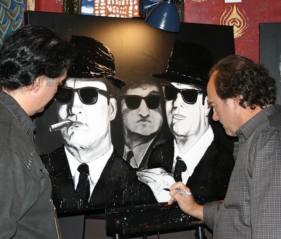 John Belushi - Nunez and Jim Belushi at HOB in Houston at the grand opening