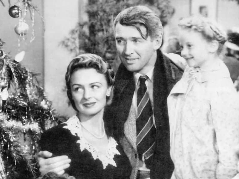 Donna Reed - Iconic screen shot from the movie It's a Wonderful Life.