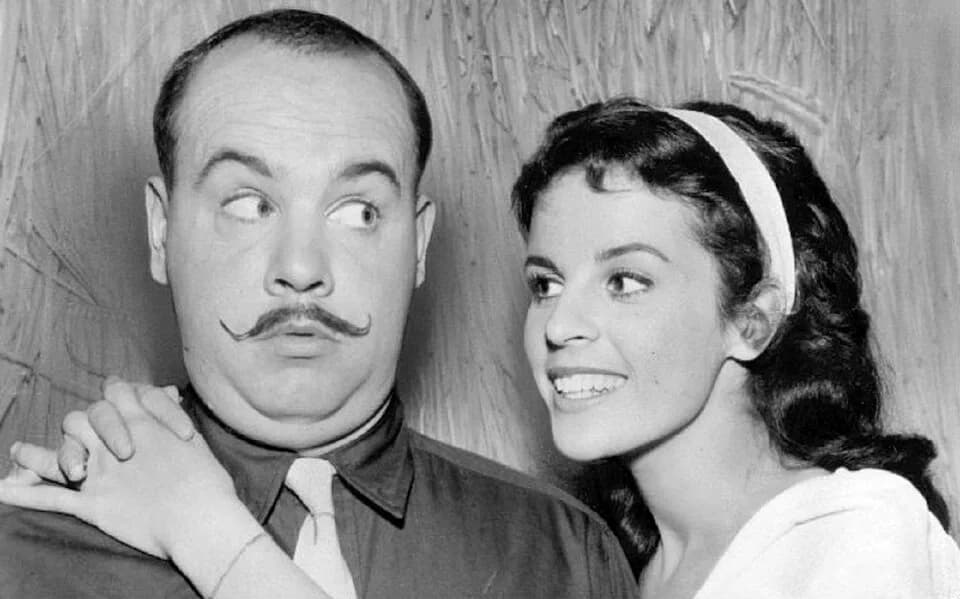 Tim Conway - Publicity photo of Claudine Longet and Tim Conway from McHale's Navy.