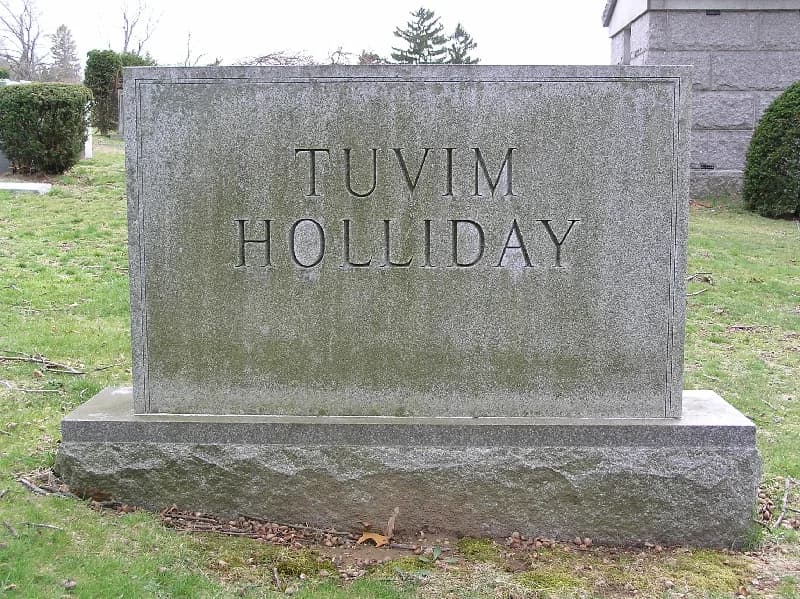 Judy Holliday - I took this photograph of Judy Holliday's headstone in Westchester Hills Cemetery on April 12, 2006.
 -- GNU Free Documentation License