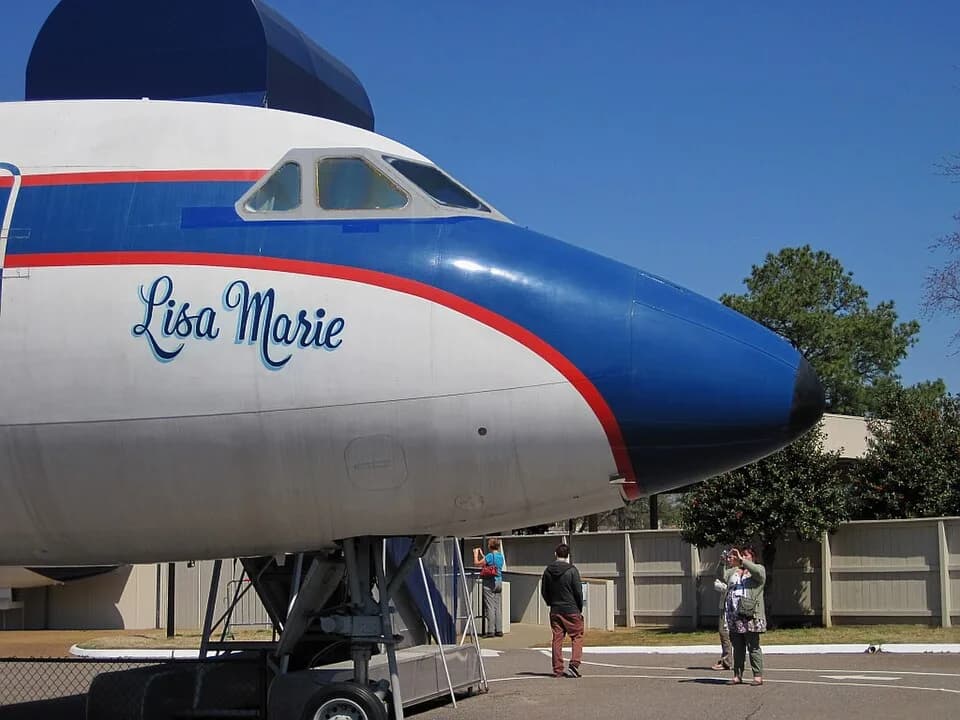 Lisa Marie Presley - Elvis Presley custom plane Convair 880 "Lisa Marie" at Graceland in Memphis, Tennessee